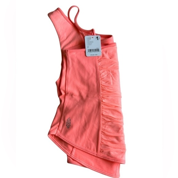 #9 NWT Free People Cinched In Cami in Just Peachy - Picture 5 of 7